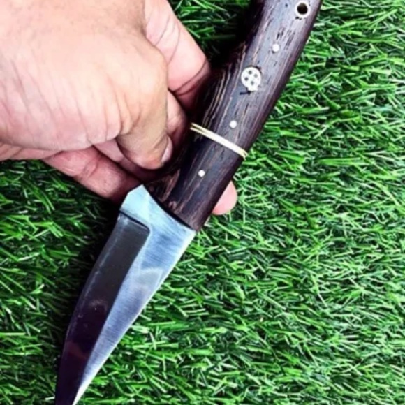 Carbon Steel Fixed Blade Knife - Picture 3 of 6